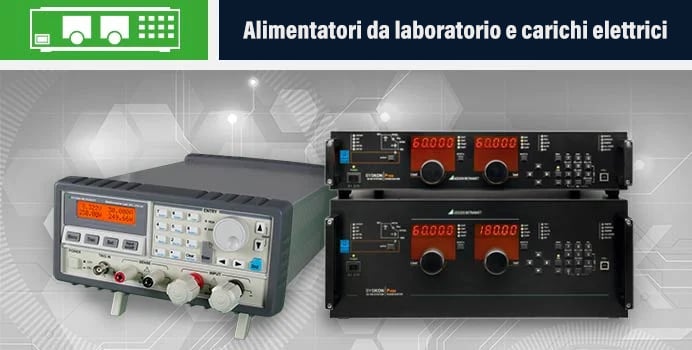 Alimentatori da laboratorio e carichi elettrici