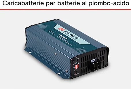 Caricabatterie per batterie al piombo-acido
