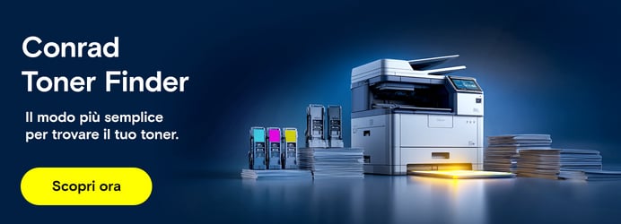 Conrad Toner Finder. Trovare il toner giusto è facile.