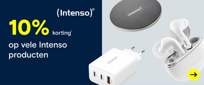 10% korting op vele Intenso producten