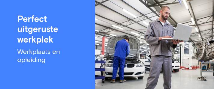 Perfect uitgeruste werkplek