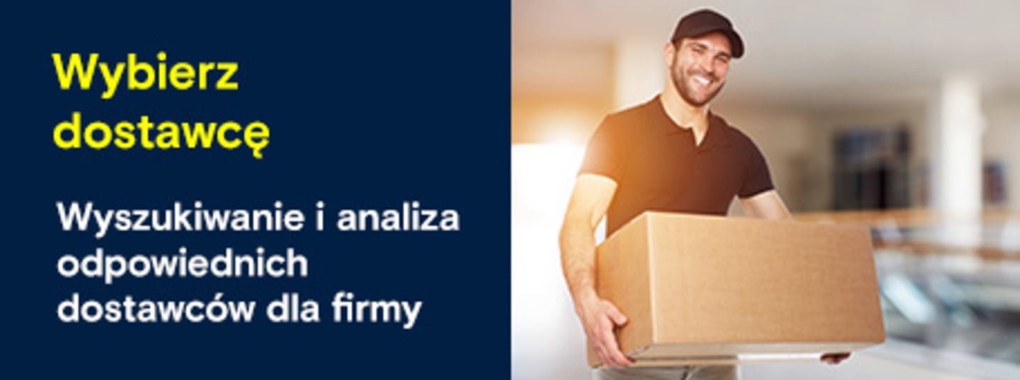 Wybór dostawcy >> Wybór i analiza istotnych dostawców dla firmy