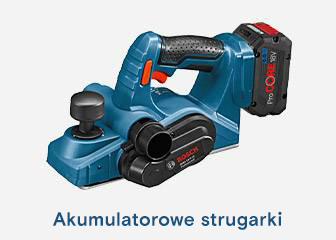 Akumulatorowe strugarki