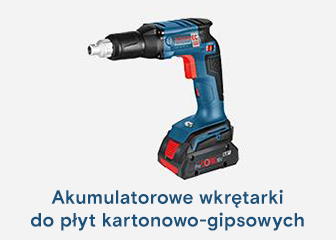 Akumulatorowe wkrętarki do płyt kartonowo-gipsowych