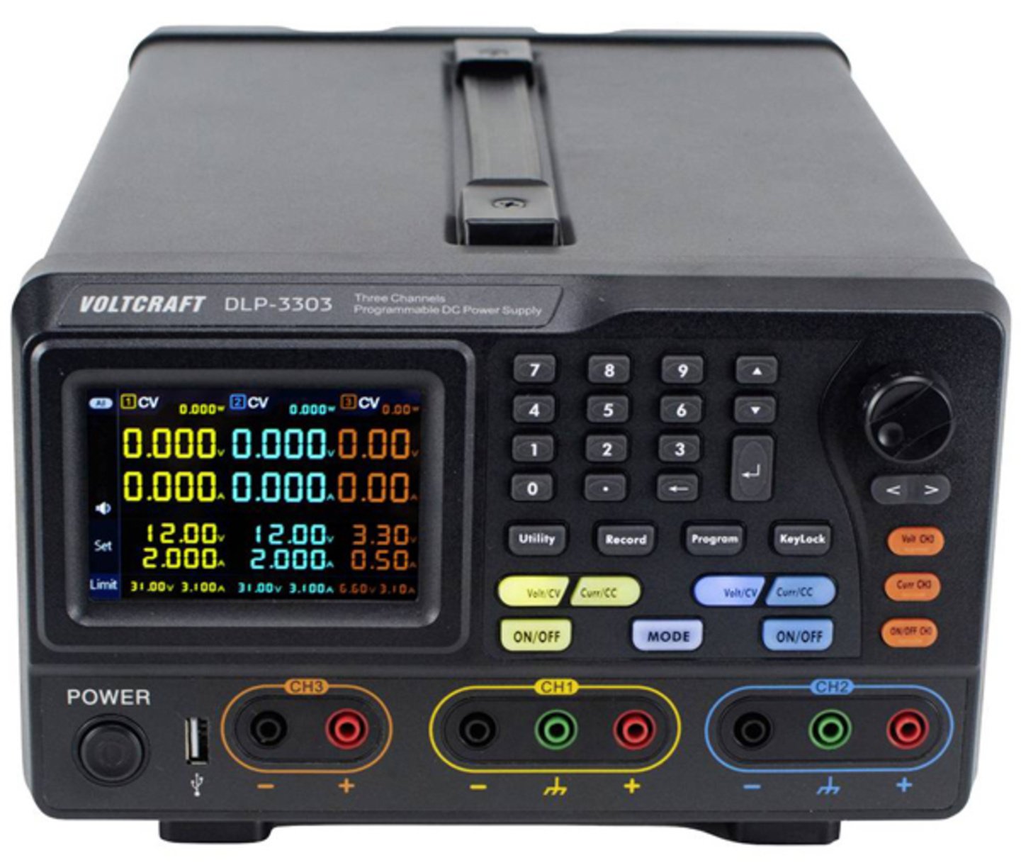VOLTCRAFT DLP-3303 laboratorní zdroj s nastavitelným napětím
