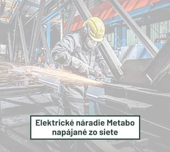 Elektrické náradie Metabo napájané zo siete