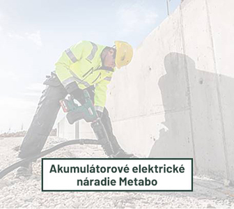 Akumulátorové elektrické náradie Metabo