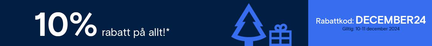 10% rabatt på nästan allt!