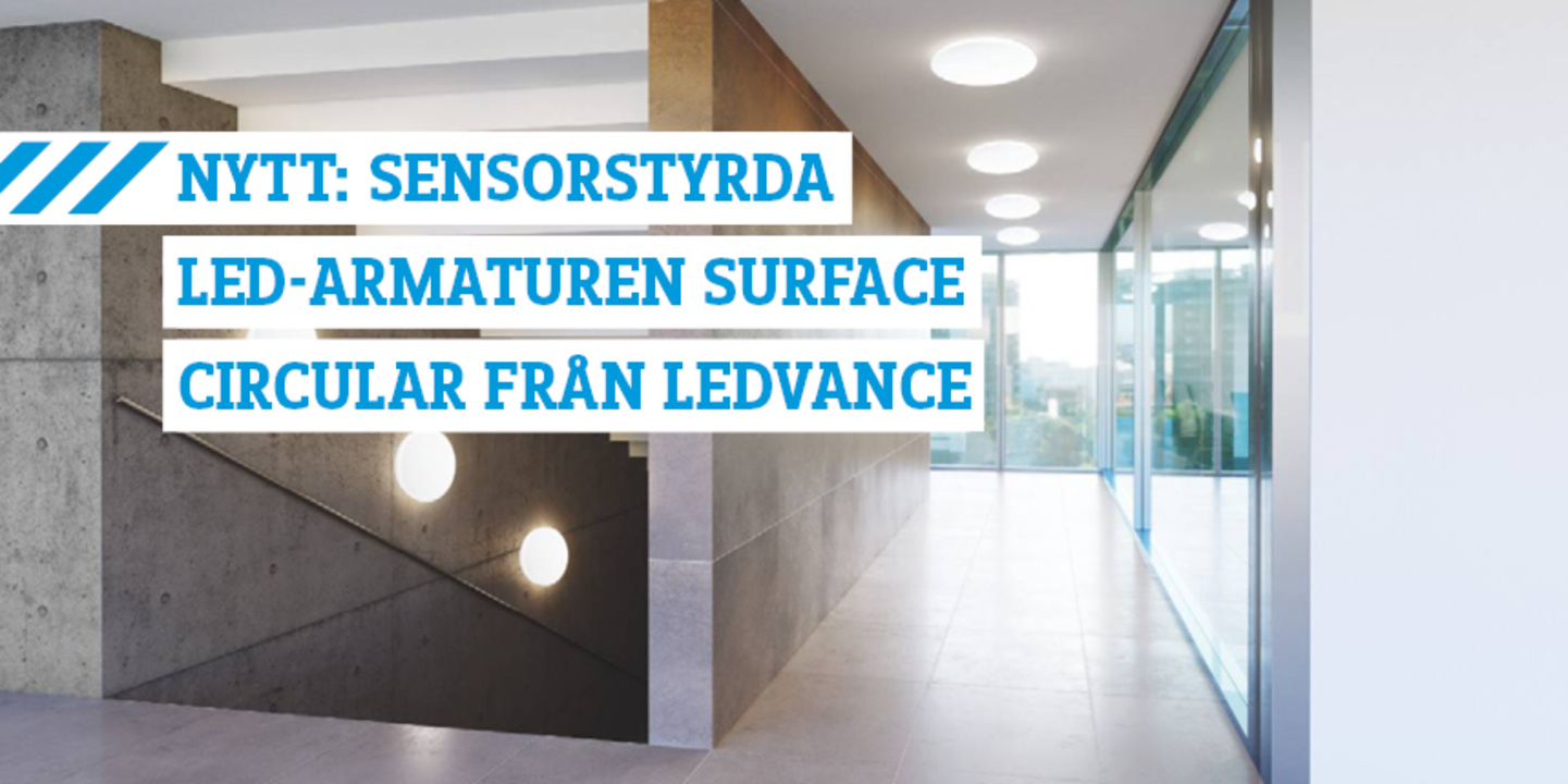 LEDVANCE sensorstyrda LED-lampor