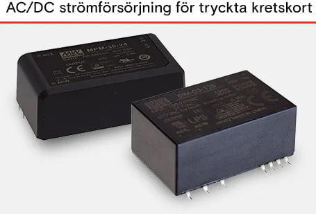 AC/DC stromforsorjning for tryckta kretskort