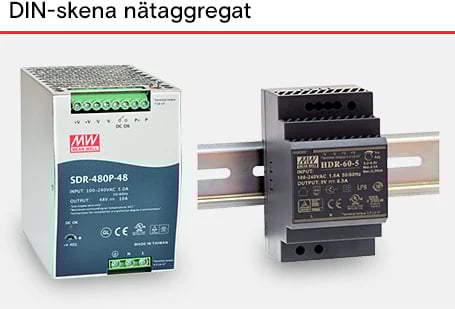 DIN-skena nataggregat