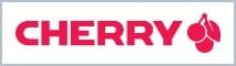Markenlogo von CHERRY mit einer grauen Umrandung. Linkt zum CHERRY Markenshop