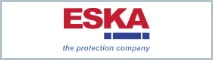 Markenlogo von ESKA mit einer grauen Umrandung. Linkt zum ESKA Markenshop