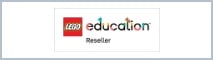 Markenlogo von LEGO Education mit einer grauen Umrandung. Linkt zum LEGO Education Markenshop