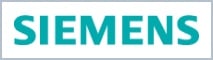 Markenlogo von Siemens mit einer grauen Umrandung. Linkt zum Siemens Markenshop