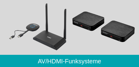 Speaka Professional AV / HDMI Funk-Systeme