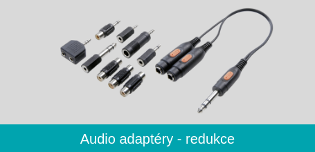 Speaka Professional Audio adaptéry - redukce