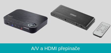 Speaka Professional A/V a HDMI přepínače