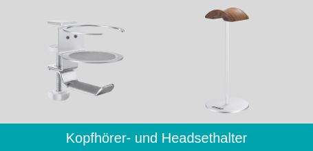 Kopfhörer- und Headsethalter