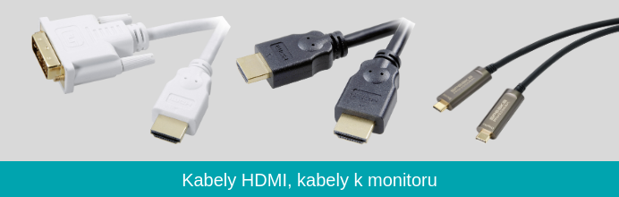Speaka Professional Kabely HDMI, kabely k monitoru