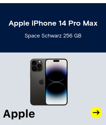 Apple iPhone 14 Pro Max Space Schwarz 256 GB