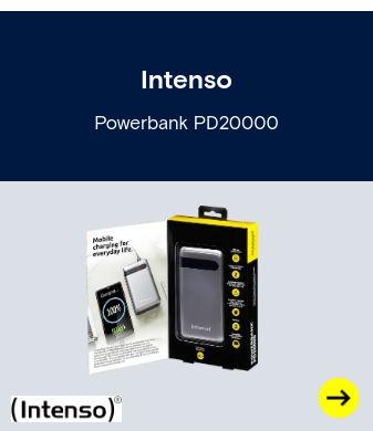 Intenso - PD20000 Powerbank (Zusatzakku) LiPo 20000 mAh »