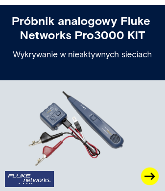 Próbnik analogowy Fluke Networks Pro3000 Kit
