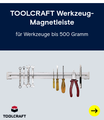 TOOLCRAFT Werkzeug-Magnetleiste