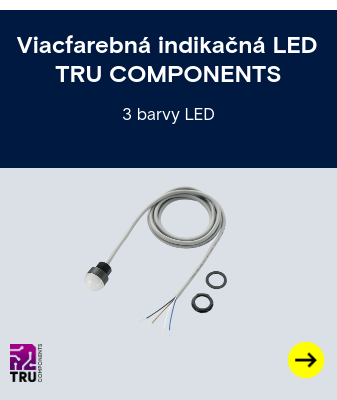 Viacfarebná indikačná LED TRU COMPONENTS