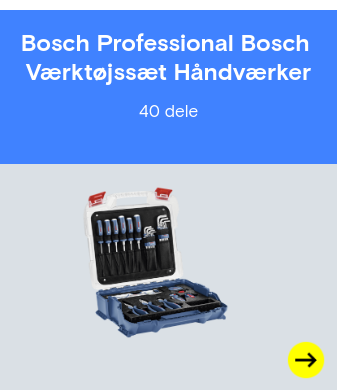 Bosch Professional Bosch 1600A016BW Gereedschapsset Handwerker, Doe-het-zelver In koffer