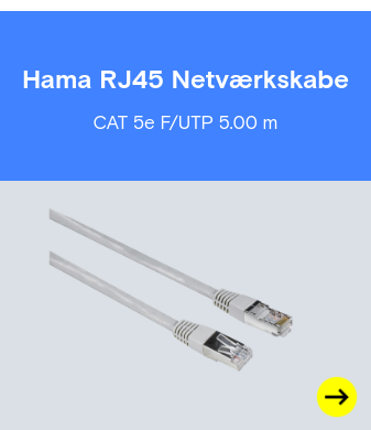 Hama 00200917 RJ45 Netwerkkabel, patchkabel