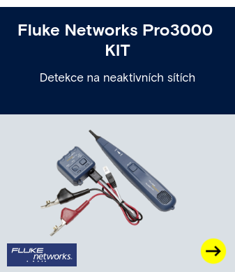 Analogový vzorkovač Fluke Networks Pro3000 KIT