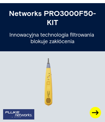 Tester kabli Fluke Networks PRO3000F50-KIT
