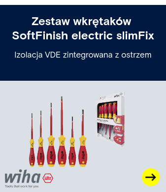 Zestaw wkrętaków SoftFinish electric slimFix