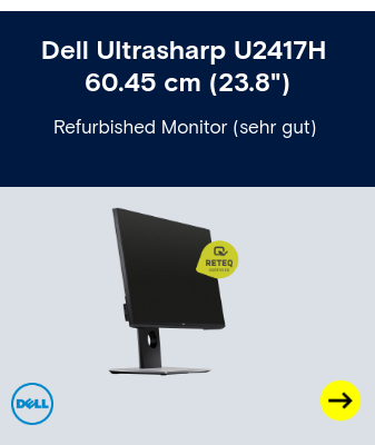 Dell U2417H LED-Monitor Refurbished (sehr gut)