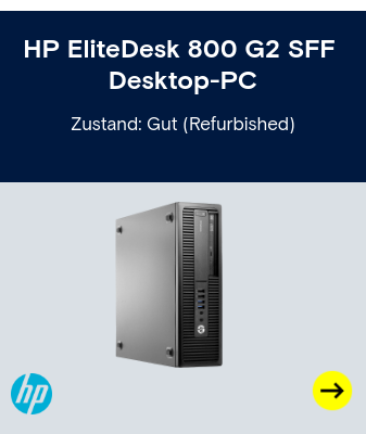 HP EliteDesk 800 G2 SFF Desktop Refurbished (gut)