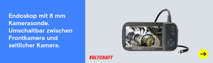 VOLTCRAFT BS-702SE+IP dual Endoskop