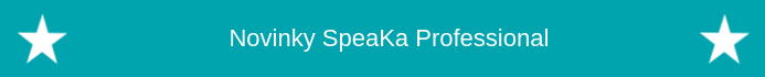 Speaka Professional - Novinky