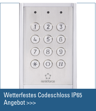 Wetterfestes Codeschloss IP65