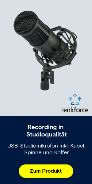 renkforce USB Studiomikrofon