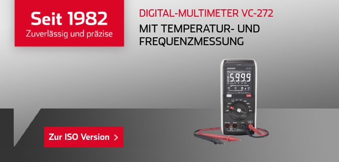 Multimeter VC-272 ISO kalibriert