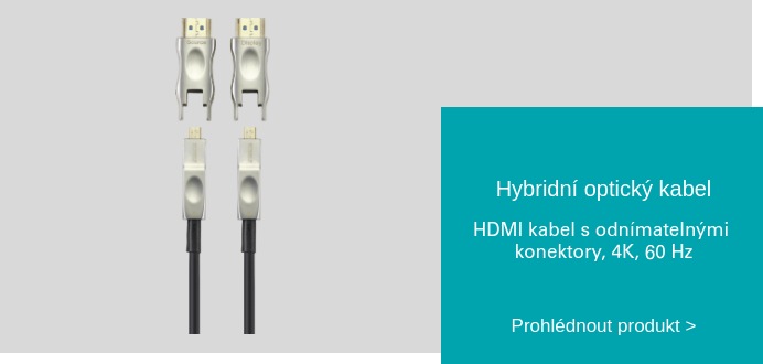 Hybridní AOC HDMI optický kabel SpeaKa Professional 