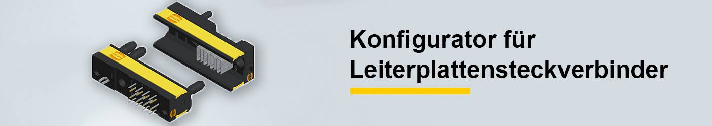 Konfigurator für Leiterplattensteckverbinder